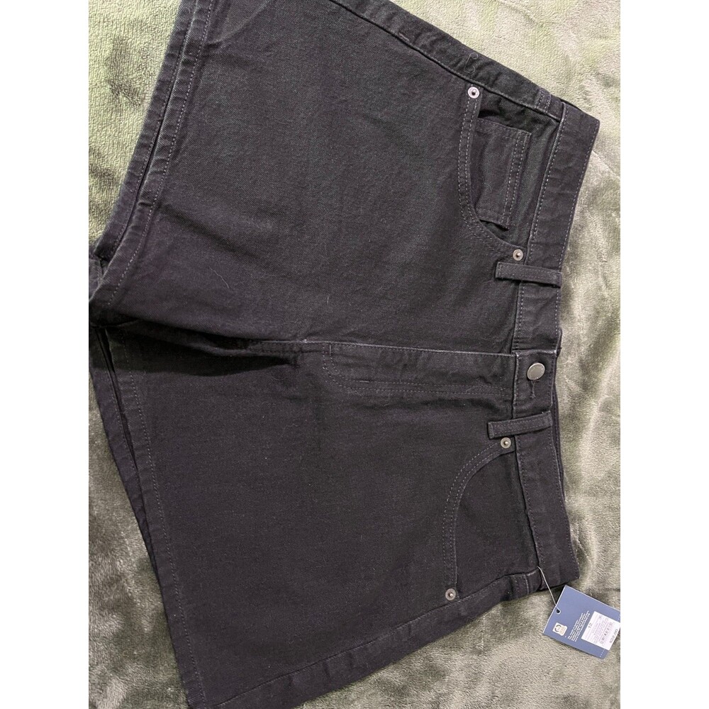 Universal Thread Women's High Rise 90's Cutoff Jean Shorts Black Size 12 NWT